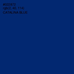 #022872 - Catalina Blue Color Image